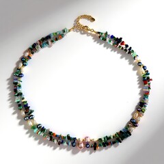 Collana in argento con Perla d'Acqua Dolce Pesca