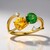 Anello in oro con Granato Mandarino (CIRARI)