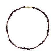 Collana in argento con Granato d’India