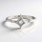 Anello in argento con Zircone