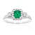 Kolumbianischer Smaragd-Goldring (CIRARI)