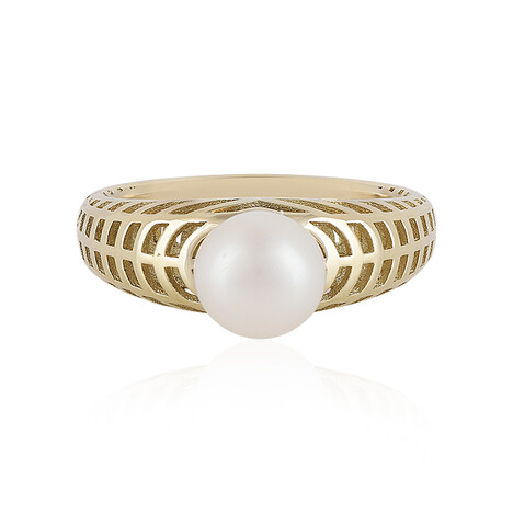 Süßwasserzuchtperlen-Goldring (Ornaments by de Melo)