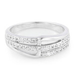 Anillo en plata con Zafiro blanco