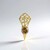 Ciondolo in oro con Diamante Champagne I2 (Ornaments by de Melo)