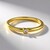 Anello in argento con Diamante Champagne I3