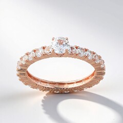 Anello in argento con Zircone (Adela Silber)