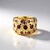 Anello in argento con Granato d’India