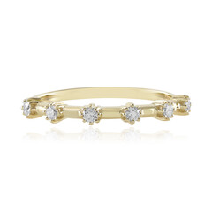 9K IF (G) Diamond Gold Ring (de Melo)