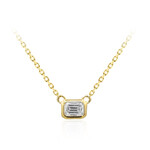 18K SI1 (H) Diamond Gold Necklace (CIRARI)