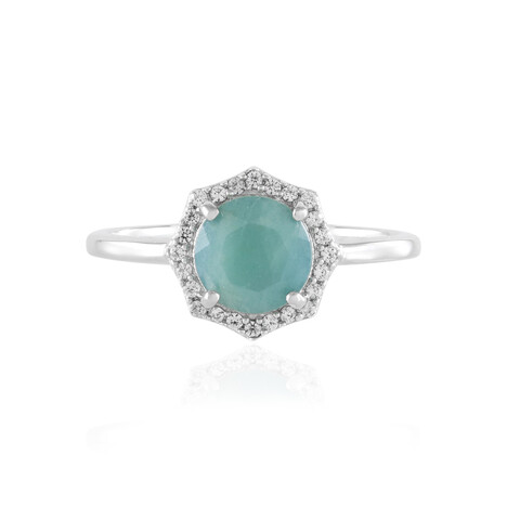 Anello in argento con Grandidierite