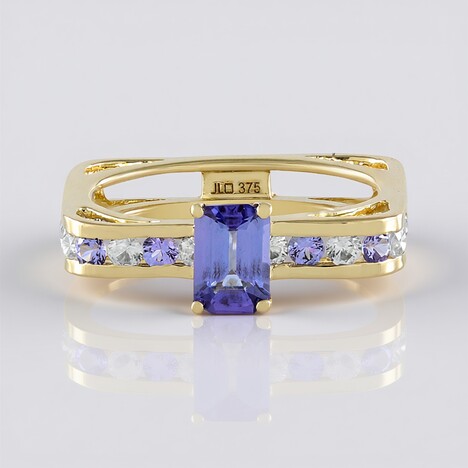 Anello in oro con Tanzanite (de Melo Gold)