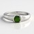 Anello in argento con Zircone Ceylon Verde