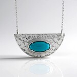Collana in argento con Turchese Fox (Faszination Türkis)