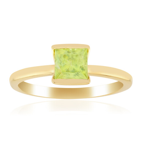 Sphene Silver Ring