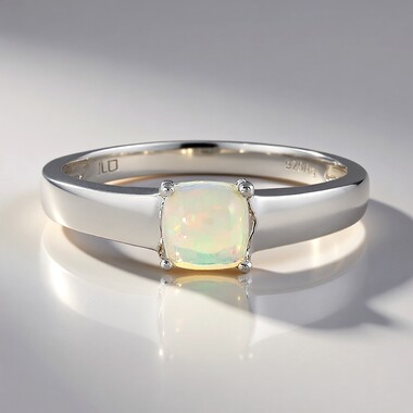 Welo Opal Silver Ring