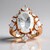 Anello in argento con Topazio Bianco