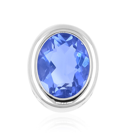 Farbwechsel-Fluorit-Silberanhänger (MONOSONO COLLECTION)