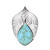 Pendentif en argent et Turquoise (dagen)