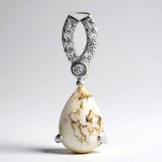 Ciondolo in argento con Magnesite