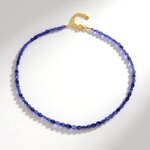 Collana in argento con Tanzanite
