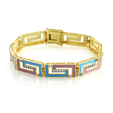 Zirkon-Silberarmband