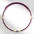 Collana rigida in acciaio con Quarzo Blu (Riya)