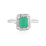 Anello in argento con Smeraldo Socoto