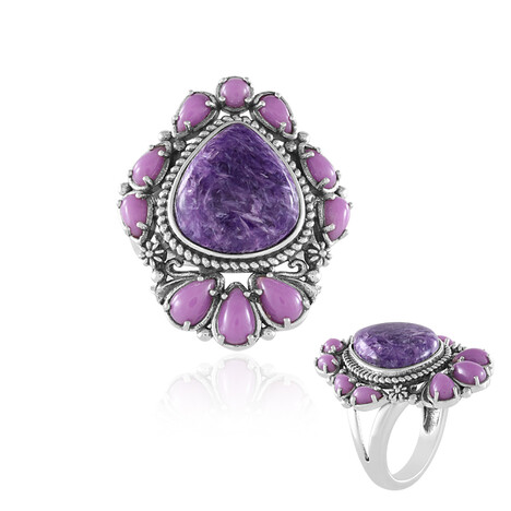 Charoit-Silberring (Desert Chic)