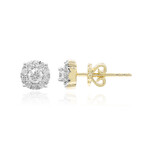 Boucles d'oreilles en or et Diamant SI1 (G) (Annette)