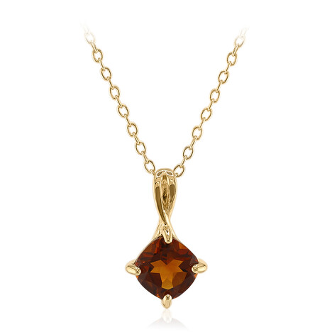 Collier en argent et Citrine Madère