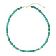 Collana in argento con Malachite