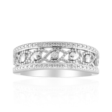 I3 (I) Diamant-Silberring