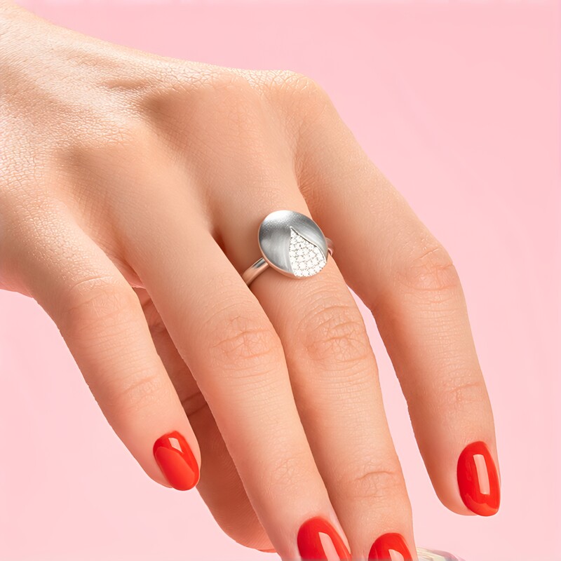 Zirkon-Silberring (SAELOCANA)