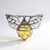 Spilla in argento con Ambra Baltica Limone (dagen)
