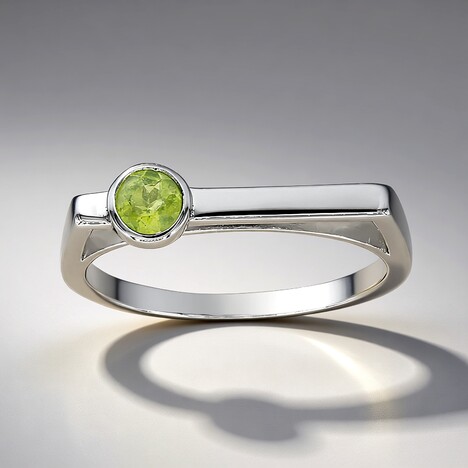 Anello in argento con Idocrasio