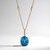 Collana in oro con Topazio Blu Londra (CIRARI)