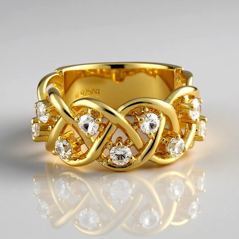 Anello in argento con Zircone