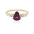 Magenta-Granat-Goldring