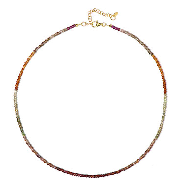 Collana in argento con Zaffiro Fancy