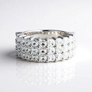 Bague en argent et Zircon (de Melo Essence)