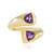 Sibirischer Amethyst-Silberring (de Melo)