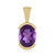 Colgante en plata con Amatista de Zambia