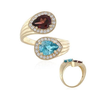 Zirkon-Goldring (Adela Gold)