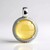 Ciondolo in argento con Ambra Milky Baltica (dagen)