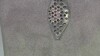 Zilveren hanger met gele saffieren
