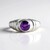 Anello in argento con Ametista del Marocco (de Melo Essence)