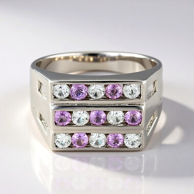 Zircon Silver Ring