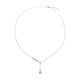 Larimar-Silberhalskette