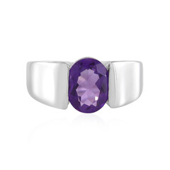 Siberian Amethyst Silver Ring