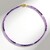 Collana in argento con Ametista Uruguay (Adela Silber)